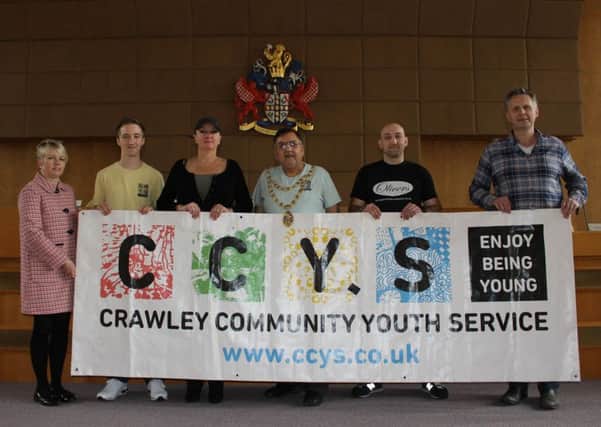 The mayor will be taking the leap on April 20 to raise funds for the youth charity. Picture: Crawley Borough Council