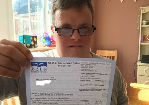 Andrew Pickthall says he's been left scared and confused by the Â£192.92 charge