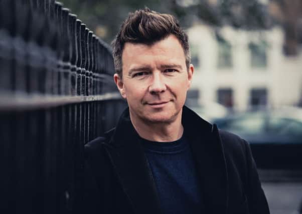Rick Astley performs at Brighton Dome on Tuesday, April 11