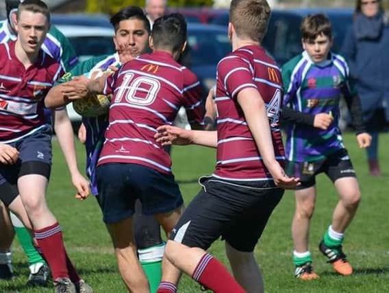 Bognor under-15s in action against Crawley