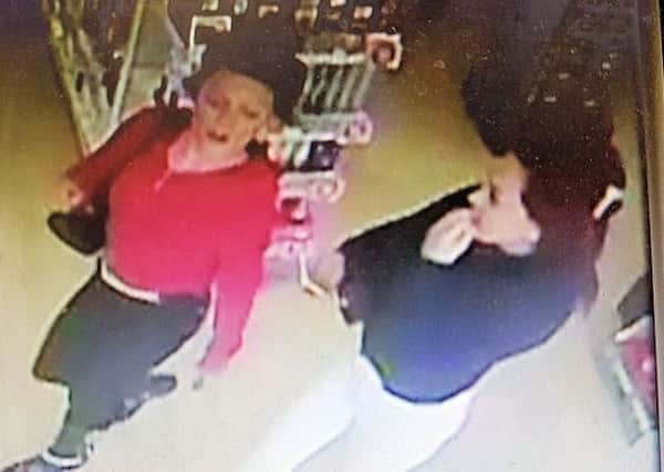 The pair entered the store on March 24. Picture: Sussex Police