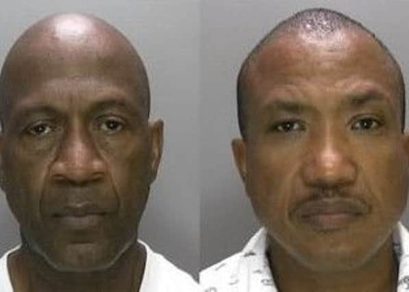 Orville Campbell (right), 50, and Hugh Barrington Wilson (left). Photo: National crime Agency