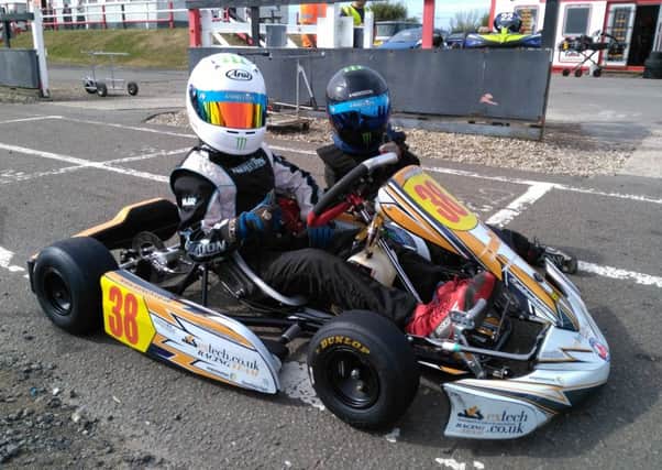 Louis Horsley is going from strength to strength in his kart
