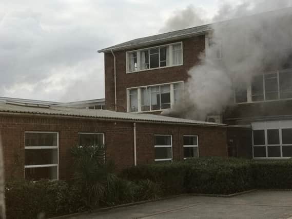 Fire at The Weald School