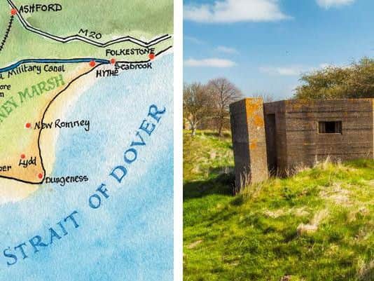 In the Second World War the Sussex coast was again in danger  this time from an expected German invasion. The Royal Military Canal was called up for service as a defensive line and concrete pillboxes were constructed along the length of the waterway.