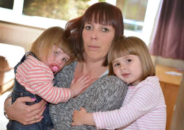 Debbie Rimmer and two daughters, Ava-Grace, 3 and Georgia-Mae, 19 months. SUS-170504-151407001