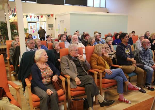 Concerned residents at a recent meeting where the proposals were discussed. Picture by Roberts Photographic