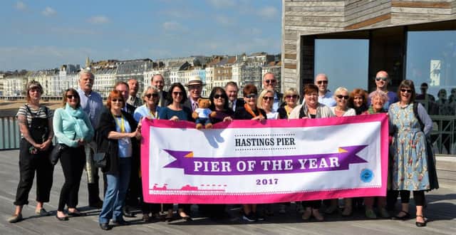 Pier of the Year presentation to Hastings Pier. Photo by Sid Saunders. SUS-170704-094928001