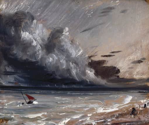 Seascape Study: Boat and Stormy Sky by John Constable (Credit: Royal Academy of Arts, London; Photographer: John Hammond) SUS-170331-140655001