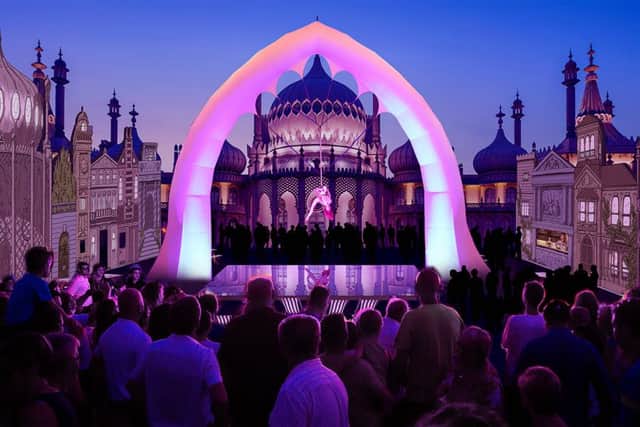 Shiny Town at the Royal Pavilion during Brighton Fringe (Photograph: Slawek Staszczuk)
