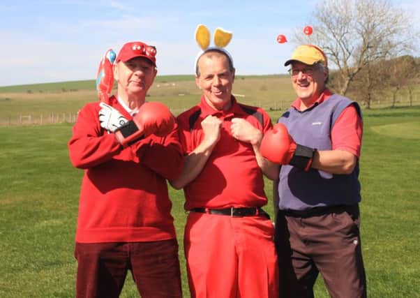 Goodwood golfers in the red for Comic Relief