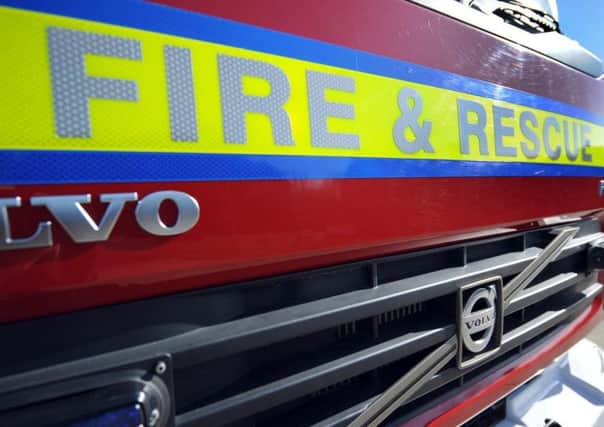 Fire services were called to the scene earlier this afternoon