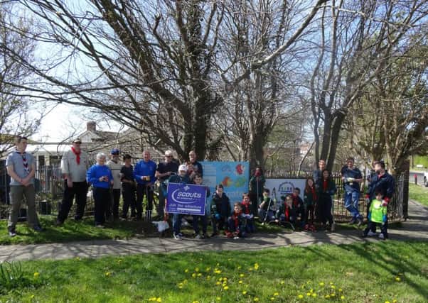 Adur East Lions and 2nd Southwick Scout Group joined forces to help Fishersgate Nursery