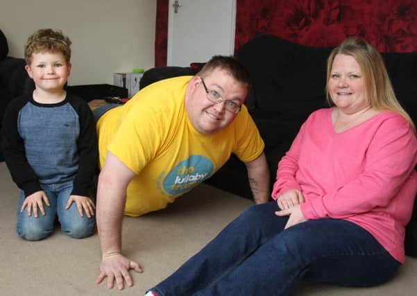 Leanne Bothwick with her husband Danny and their son Oliver, 7. Picture: Derek Martin