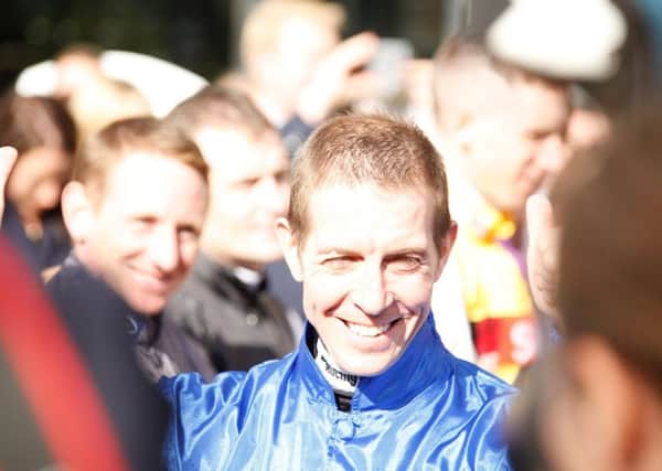 Jim Crowley on the day he was crowned champion jockey / Picture by Clive Bennett
