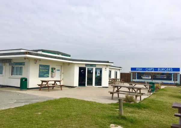 The current cafÃ© at West Wittering beach