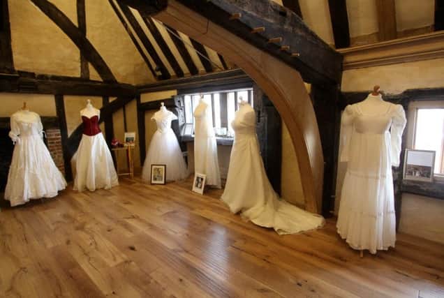 Some of the dresses on show. Photograph by Ron Hill (HillPhotographic)