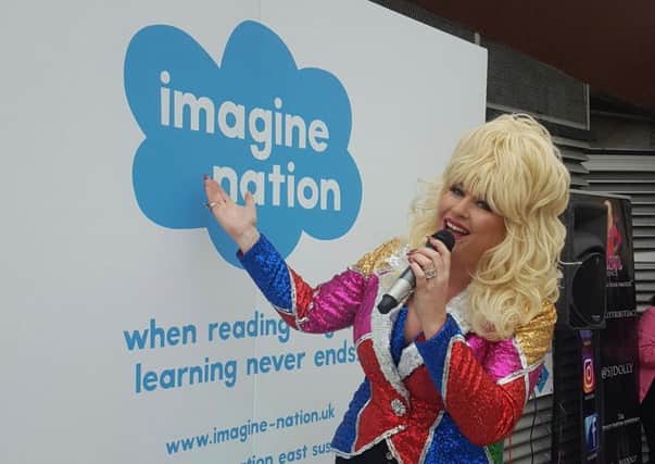 Dolly Parton tribute act Sarah-Jayne is raising the profile of the Imagine Nation charity SUS-171204-085134001