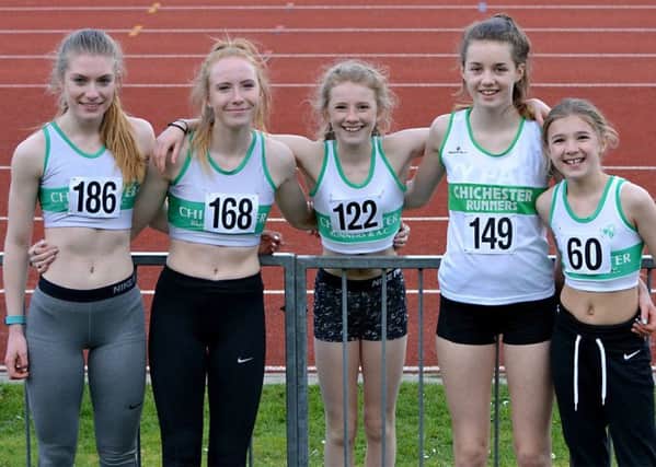 Chichester's young athletes at Basingstoke / Picture by Lee Hollyer