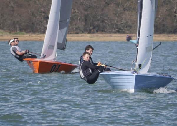 Action from Chichester YC's Merlin Rocket open