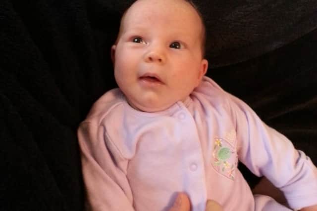 Grace Roseman, who died at seven weeks old. Photo supplied by the family