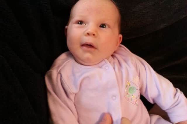 Grace Roseman, who died at seven weeks old. Photo supplied by the family