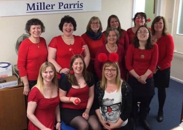 The Miller Parris team join in the fun for Comic Relief