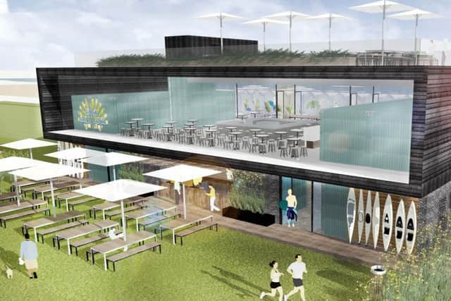 Boxpark's initial plans for the Shoreham Beach Green site
