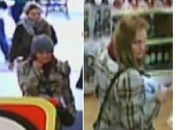 Sussex Police are looking for these two women in connection with a theft from a vulnerable man in Worthing. Picture: Sussex Police