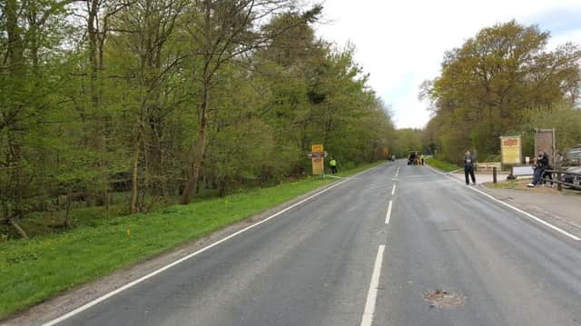 Police have closed the A22 at Blackberry Farm near East Hoathly after a serious collision. Photo by Nick Fontana SUS-171204-135225001