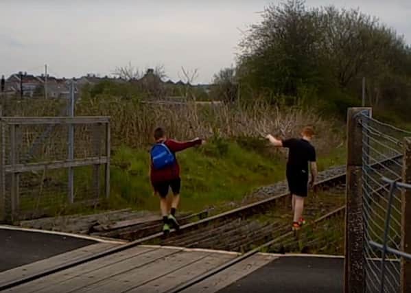 British Transport Police has launched a campaign warning youngsters to keep off the tracks. SUS-160816-134028001