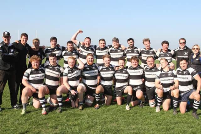 Pulborough celebrate winning the London 3 South East title
