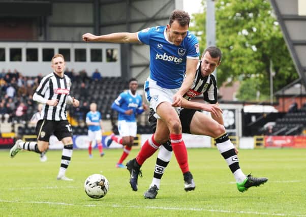 Kal Naismith stayed on to help Pompey get promoted. Picture: Joe Pepler