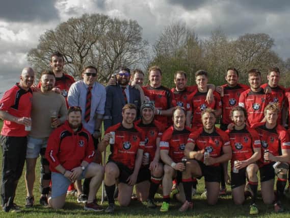 Heath 1st XV will be playing in London 2 South East next season after securing promotion