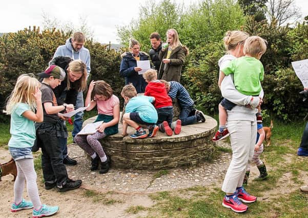 More than 300 people turned out for the Easter festivities on Sullington Warren over the weekend. Picture: Brian Burns SUS-170418-125438001