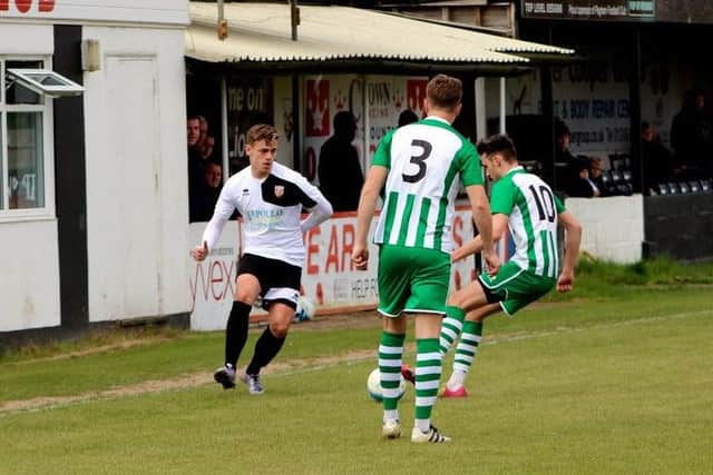 Pagham on the attack against Chichester City / Picture by Roger Smith