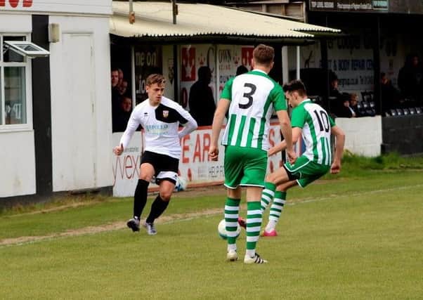 Pagham on the attack against Chichester City / Picture by Roger Smith