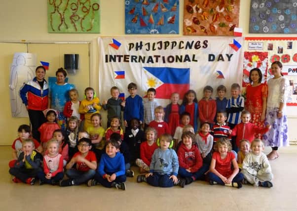 Filipino families shared their culture with the children at Lyndhurst Infant School