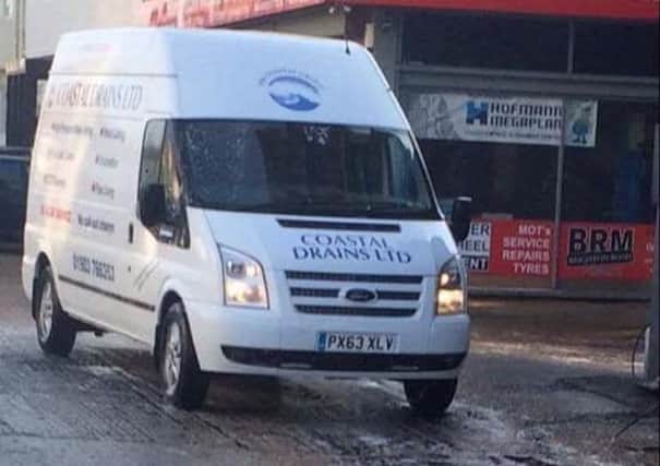 The Ford Transit van (pictured) had GPS fitted that was disarmed by an unknown person or persons late last night jQ2gK_tD7GeaeaQlSuVR