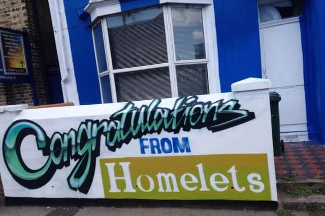 A congratulations message to the Seagulls