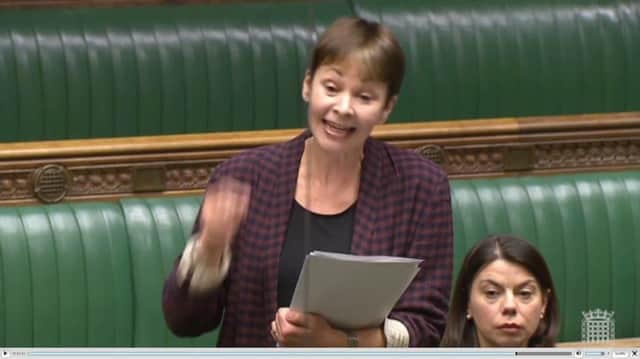 Caroline Lucas, Brighton Pavilion MP (photo from Parliament.tv)