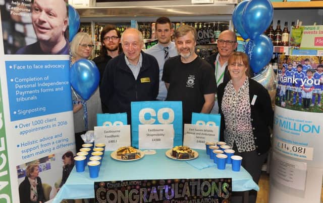 Co-Op  Eastbourne raises Â£14,000 for charity 19/4/17 (Photo by Jon Rigby) SUS-170420-080033001