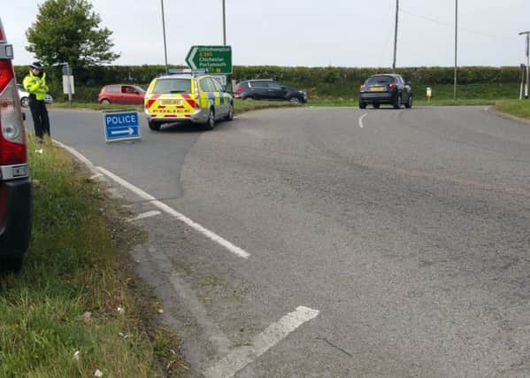 Long Furlong has been closed in both directions, according to police. Picture: Sussex Police