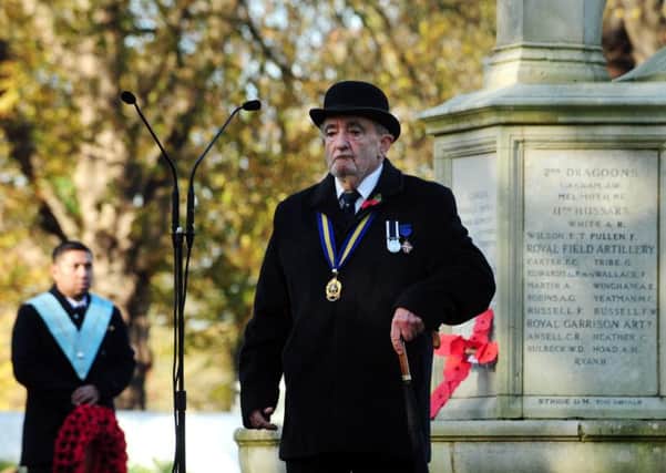 The Remembrance Sunday service last year in Chichester.ks16001191-18 SUS-161113-171053008