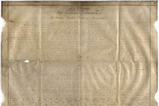 The Sussex Declaration. West Sussex Record Office Add Mss 8981.