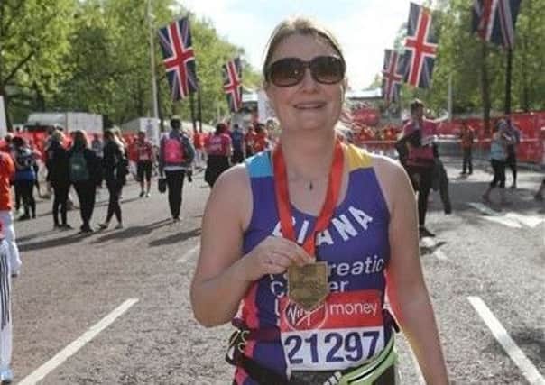 Diana Rogers from Lancing took part in the London Marathon
