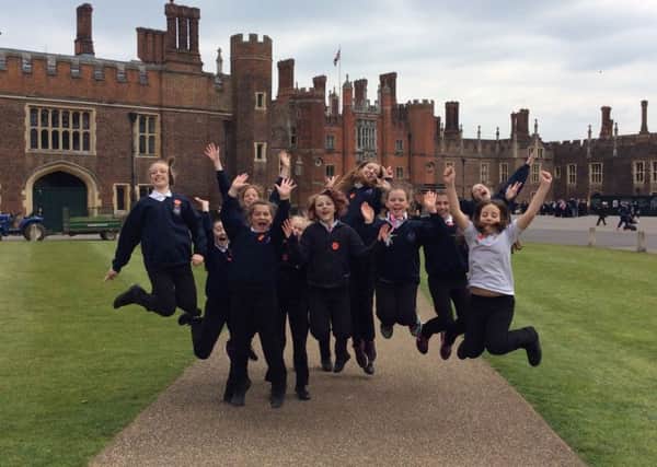 Ratton Pupils at Hampton Court