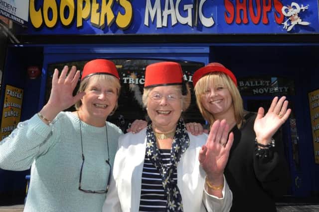 Left to right: Sabrina Cooper with her mother Zena and daughter Natasha  (Photo by Jon Rigby)