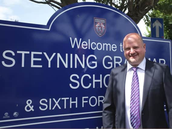 Nick Wergan, head of Steyning Grammar School