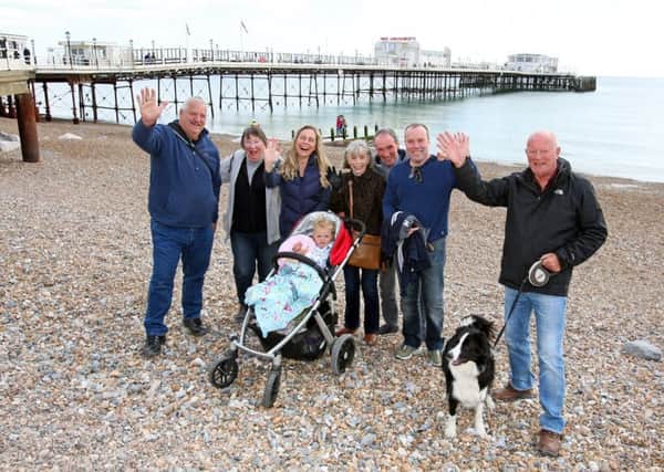 Some of the people out 'discovering' what Worthing has to offer on Tuesday